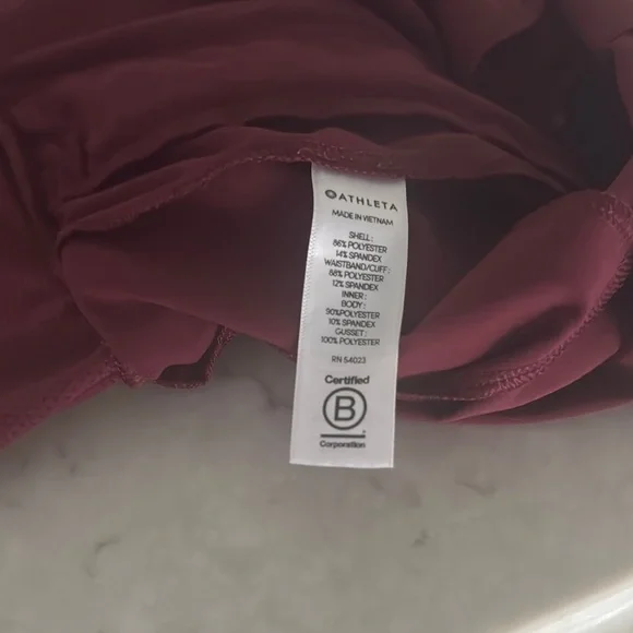 Athleta So-ho Burgundy Skirt/Skort - Picture 6 of 7